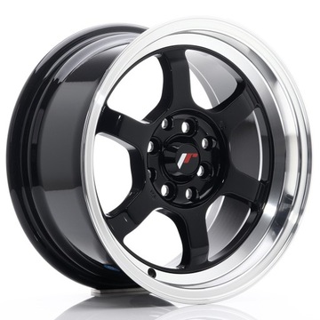 Japan Racing JR12 16x9 ET10 4x100 4x114,3 Gloss Black komplet + ceramika