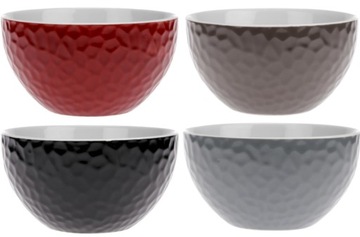Salaterka MISECZKA Miska na Zupę Przekąski z Porcelany SANTORINI 450 ml MIX