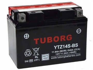 Akumulator Tuborg YTZ14S-BS AGM 12V 11,8Ah 240A MOCNY BMW YAMAHA KTM