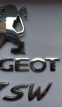 NÁPIS ZNAK PEUGEOT 207 SW