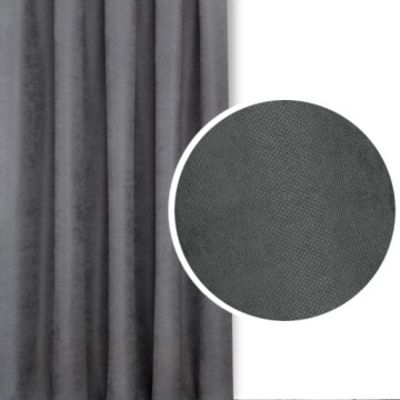 ZASŁONY EFE 200x265 ANTRACYT TAŚMA Na Wymiar