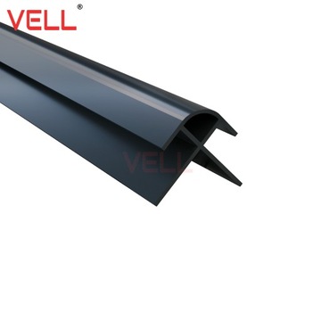 Listwa narożna zewnętrzna czarna PCV 240cm USZKODZ