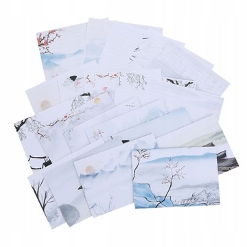 10 zestawów papeterii papier do pisania listów i