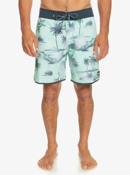 Мужские шорты для плавания QUIKSILVER 2023 Surfsilk Scallop 18 Beach Glass