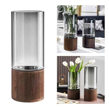 Wazon na kwiaty Wazony z przezroczystego szkła z d