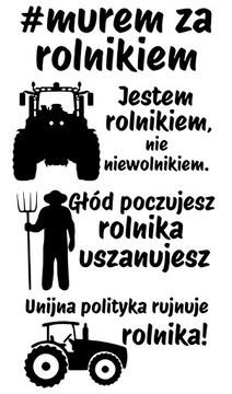 Наклейки НАКЛЕЙКИ НАКЛЕЙКИ ПРОТЕСТ ЗАБАСТОВКА ГОЛОДА ВЫ ПОЧУВСТВУЕТЕ ФЕРМЕРА, КОТОРОГО БУДЕТЕ УВАЖАТЬ