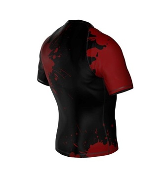 RASHGUARD MĘSKI MMA SPORTY WALKI SIŁOWNIA CROSSTRAINING BUSHIDO Blood XL