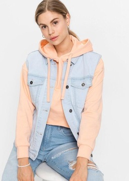 KAMIZELKA JEANSOWA BONPRIX 40