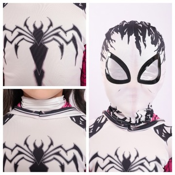STRÓJ PRZEBRANIE GWEN STACY SPIDER VENOM 122/128