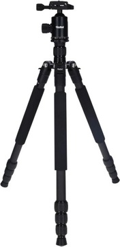 DUŻY STATYW FOTOGRAFICZNY GŁOWICA TRIPOD MONOPOD LEKKI SZTYWNY 164CM CARBON