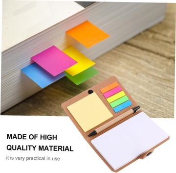 1 комплект блокнота с комбинированной липкой подушечкой из крафт-бумаги N