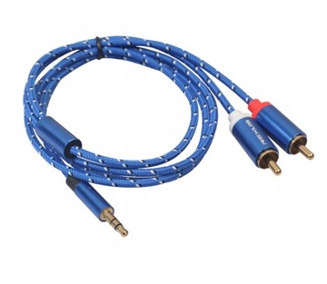 Мини-разъем AUX Audio 3,5 мм, 2x RCA-кабель 1,8