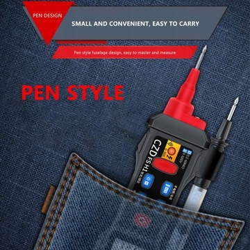 CQ FSH1 Ручной цифровой мультиметр с ЖК-дисплеем, тестер напряжения