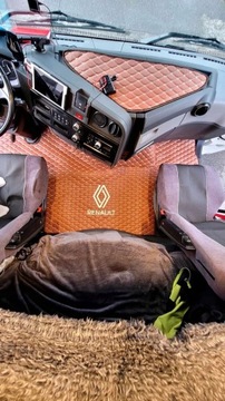 Ковры Renault Master Автобус Renault Master Кожаные стеганые ковры OPEL MOVANO ПОЛКА