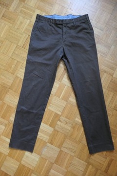Spodnie bawełniane chinosy męskie Massimo Dutti