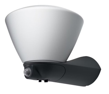 Kinkiet Zewnętrzny Latarnia LED Osram 7 W z Czujnikiem Ruchu Ciepła Biel