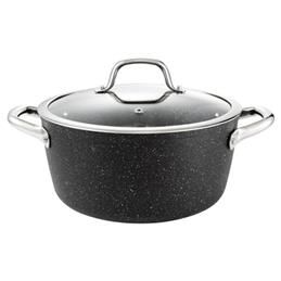 Garnek indukcyjny z pokrywą śred 24cm poj 4,5 litr