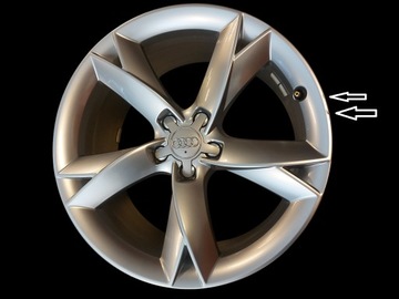 4× DISK HLINÍK AUDI OE 8T 8.5" X 19" 5X112