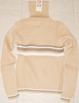 SWETER GOLF MĘSKI OLIWKA S-M 36-38-40 ACRYL 100%!