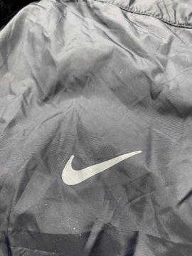 NIKE cienka odblaskowa czarna SPORTOWA KURTKA WIATRÓWKA do biegania rozm L