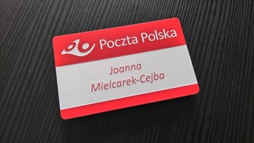 IDENTYFIKATOR PERSONALNY IMIENNY PLAKIETKA GRAWER MAGNES 9 x 4 cm