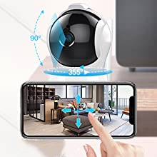 1080P WiFi камера безопасности домашняя IP-камера радионяня камера наблюдения