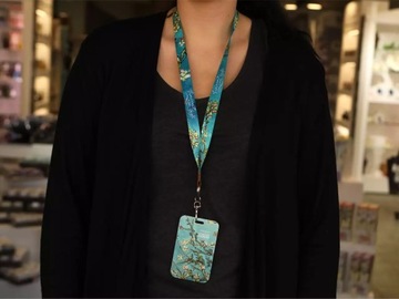 Обложка для карты/удостоверения - В. Ван Гог, Цветущее миндальное дерево (КАРМАНИ)