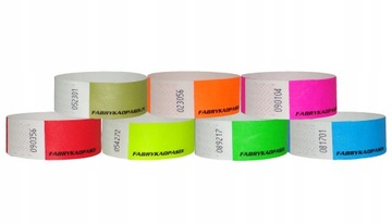 Браслеты TYVEK 25мм - 150 шт. БЕЗ ПЕЧАТИ.