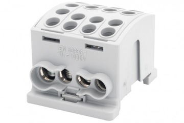 Zacisk HLK 100A-4 (1x25,3x16 / 1x25,3x16) - szary
