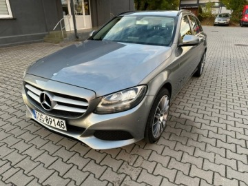 Mercedes Klasa C W205 Kombi 200 BlueTEC 136KM 2016 Mercedes C 200 Nawigacja, Alu 18,