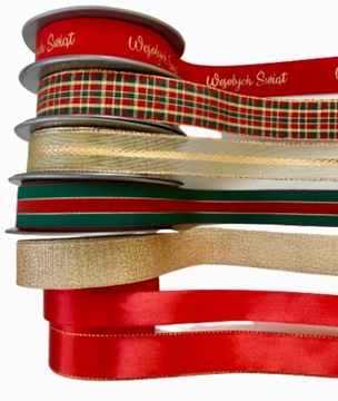 Wianek świąteczny na drzwi ozdoba stroik na stół girlanda prezent