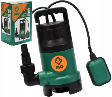 ПОГРУЖНОЙ НАСОС FLO ДЛЯ Грязной и чистой воды 750 Вт С ПОПЛАВКОМ 79773