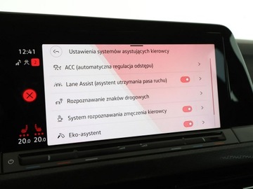 Volkswagen Golf VIII GTE 1.4 Plug-In Hybrid 245KM 2021 Volkswagen Golf PHEV full LED navi czujniki, zdjęcie 26