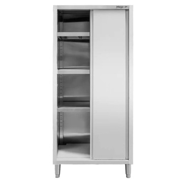 Szafa gastronomiczna ze stali nierdzewnej na naczynia 2-drzwiowa 80x60x200