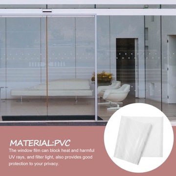 Полосатая наклейка из матовой оконной фольги