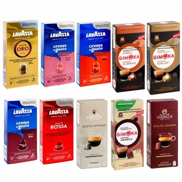 Nespresso Kapsułki Pyszna Kawa Lavazza z Włoch Garibaldi Gimoka
