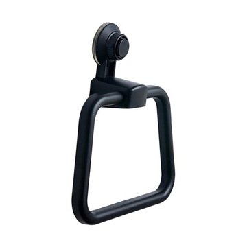 Вешалка для ванной Полотенцедержатель с присоской Черный