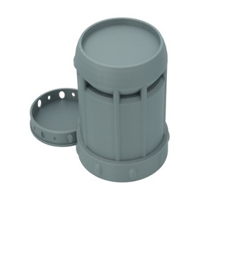 Футуристическая башня для игральных костей - Dice Tower Silver