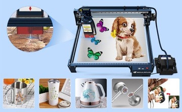 Новый лазерный гравировальный станок SCULPFUN S30 Pro Max с соплом+насосом+роликом