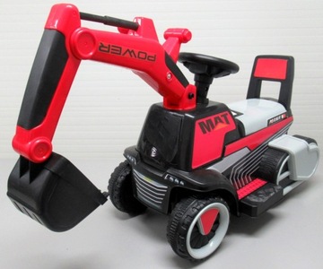 KOPARKA ELEKTRYCZNA NA AKUMULATOR MUZYKA ŚWIATŁA