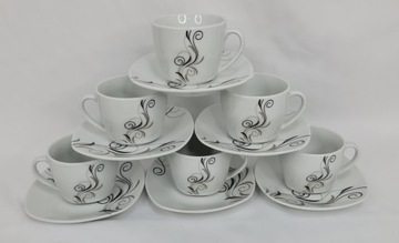 ZESTAW FILIŻANEK VIOLET 6SZT VC442F