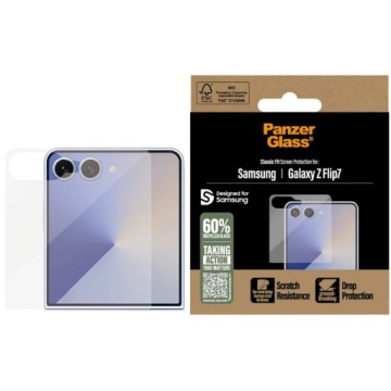 Sklo PanzerGlass pro Galaxy Z Flip7, tvrzené sklo, sklíčko