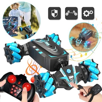 OFFROAD RC ZABAWKA DLA DZIECI, CZUJNIK GESTÓW 4WD, OBRÓT O 360°, PREZENT