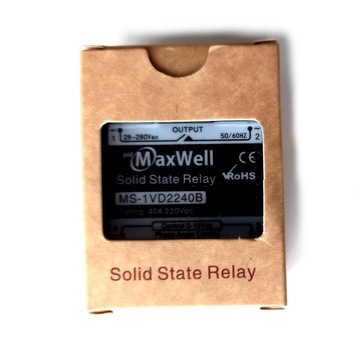 Полупроводниковое реле-контроллер SSR 40А/280В 0-10В