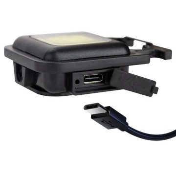MINI LATARKA LED COB kieszonkowa 5w1 OTWIERACZ, PODSTAWKA, MAGNES, BRELOK
