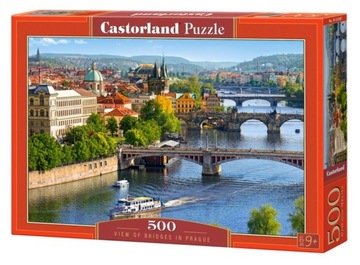 PUZZLE 500 EL WIDOK MOSTY W PRADZE CASTORLAND