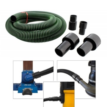 Вытяжной шланг для электроинструментов 3м 25мм с адаптерами