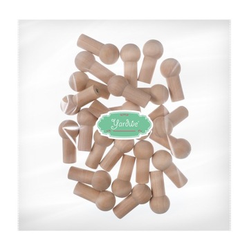 25 шт. деревянные настенные крючки декоративные