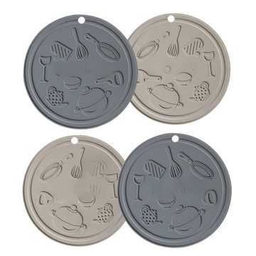 PODKŁADKI POD KUBKI IZOLOWANE CIEPLNIE KUBKI HOME DÉCOR SILIKONOWE