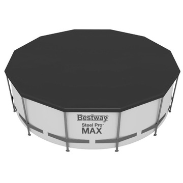 Каркас бассейна Bestway 366х122, фильтр-трап, покрытие